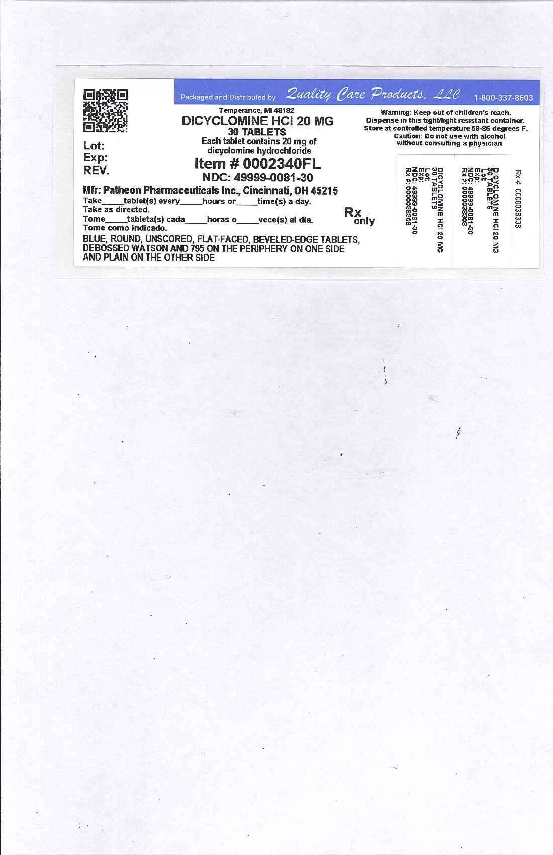 Dicyclomine Hydrochloride